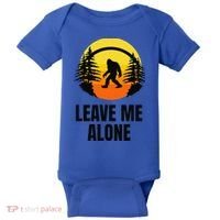 Leave Me Alone Bigfoot Halloween Baby Bodysuit thumb 0