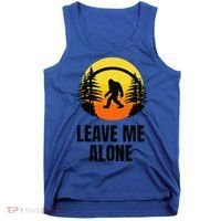 Leave Me Alone Bigfoot Halloween Tank Top thumb 0