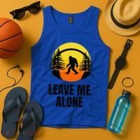 Leave Me Alone Bigfoot Halloween Tank Top thumb 4