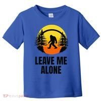Leave Me Alone Bigfoot Halloween Toddler T-Shirt thumb 0