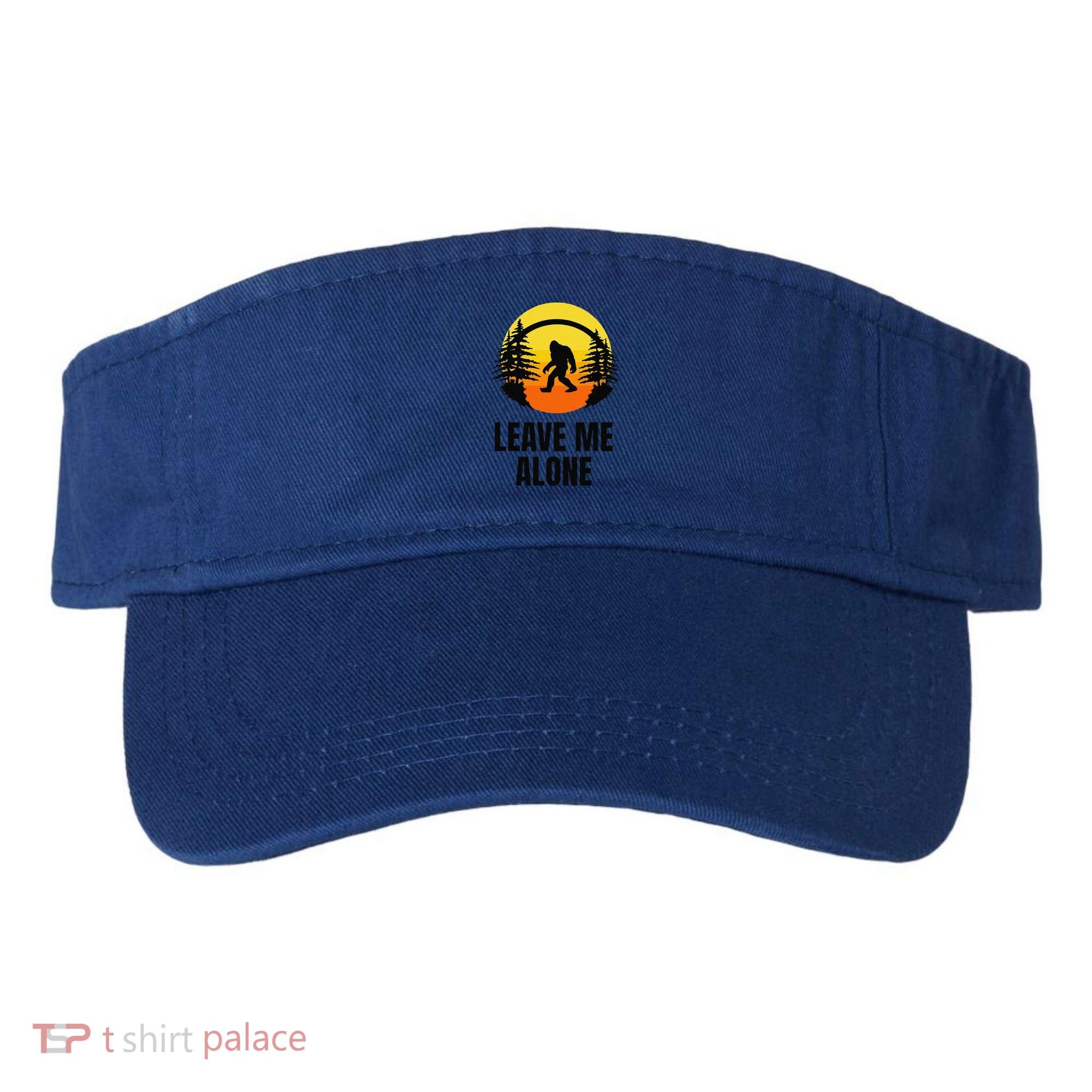 Leave Me Alone Bigfoot Halloween Visor