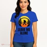 Leave Me Alone Bigfoot Halloween Women's T-Shirt thumb 4