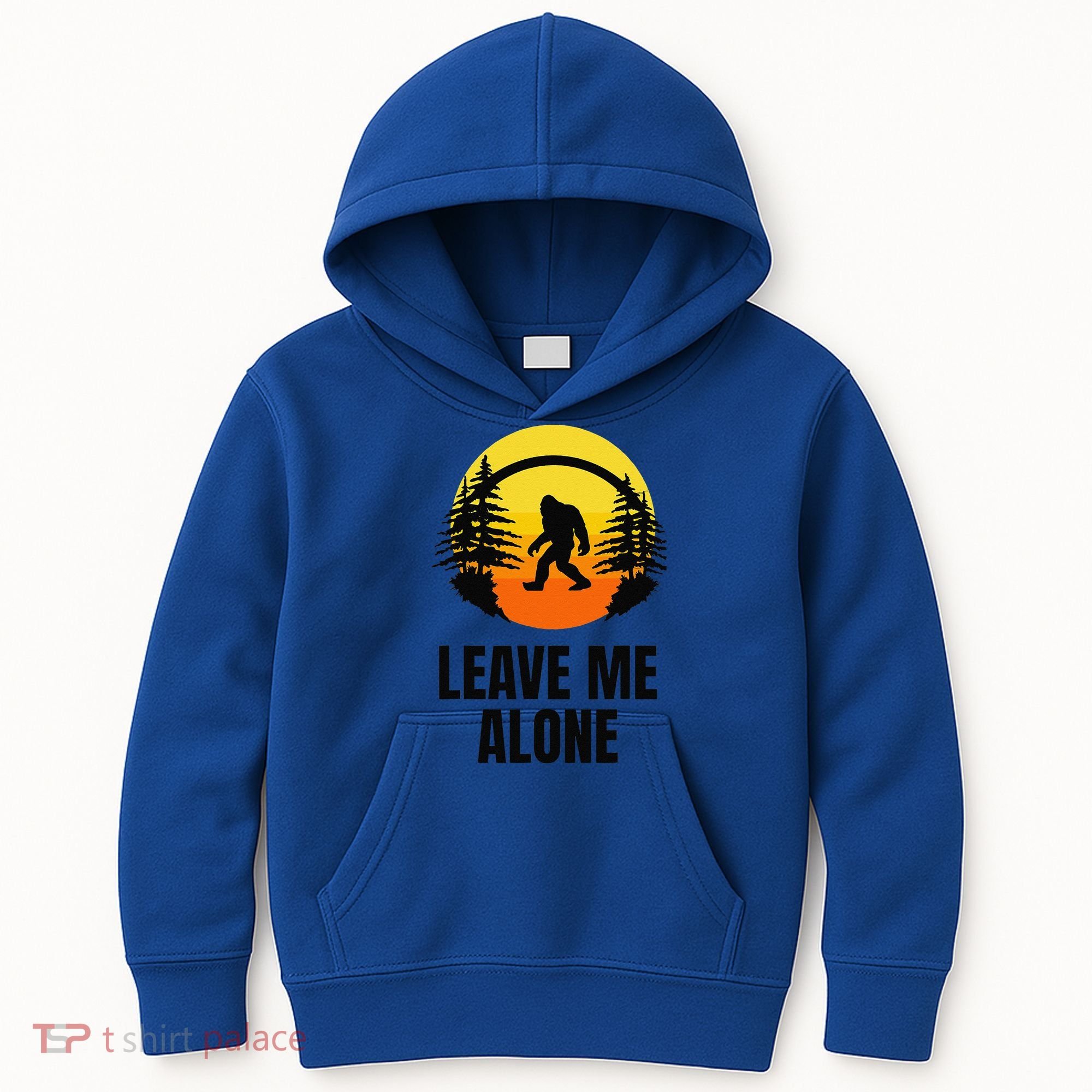 Leave Me Alone Bigfoot Halloween Kids Hoodie