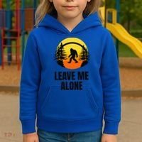 Leave Me Alone Bigfoot Halloween Kids Hoodie thumb 3