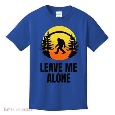 Leave Me Alone Bigfoot Halloween Kids T-Shirt