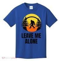 Leave Me Alone Bigfoot Halloween Kids T-Shirt thumb 0