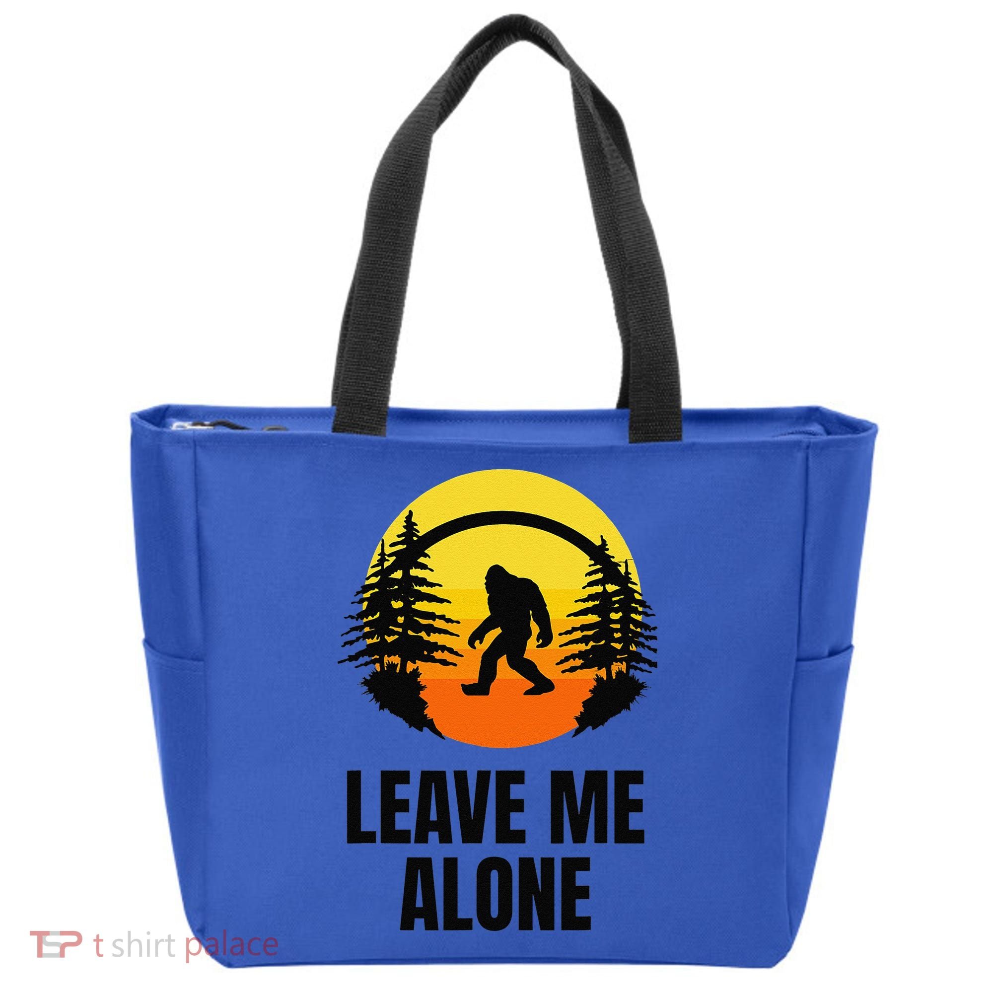 Leave Me Alone Bigfoot Halloween Tote Bag