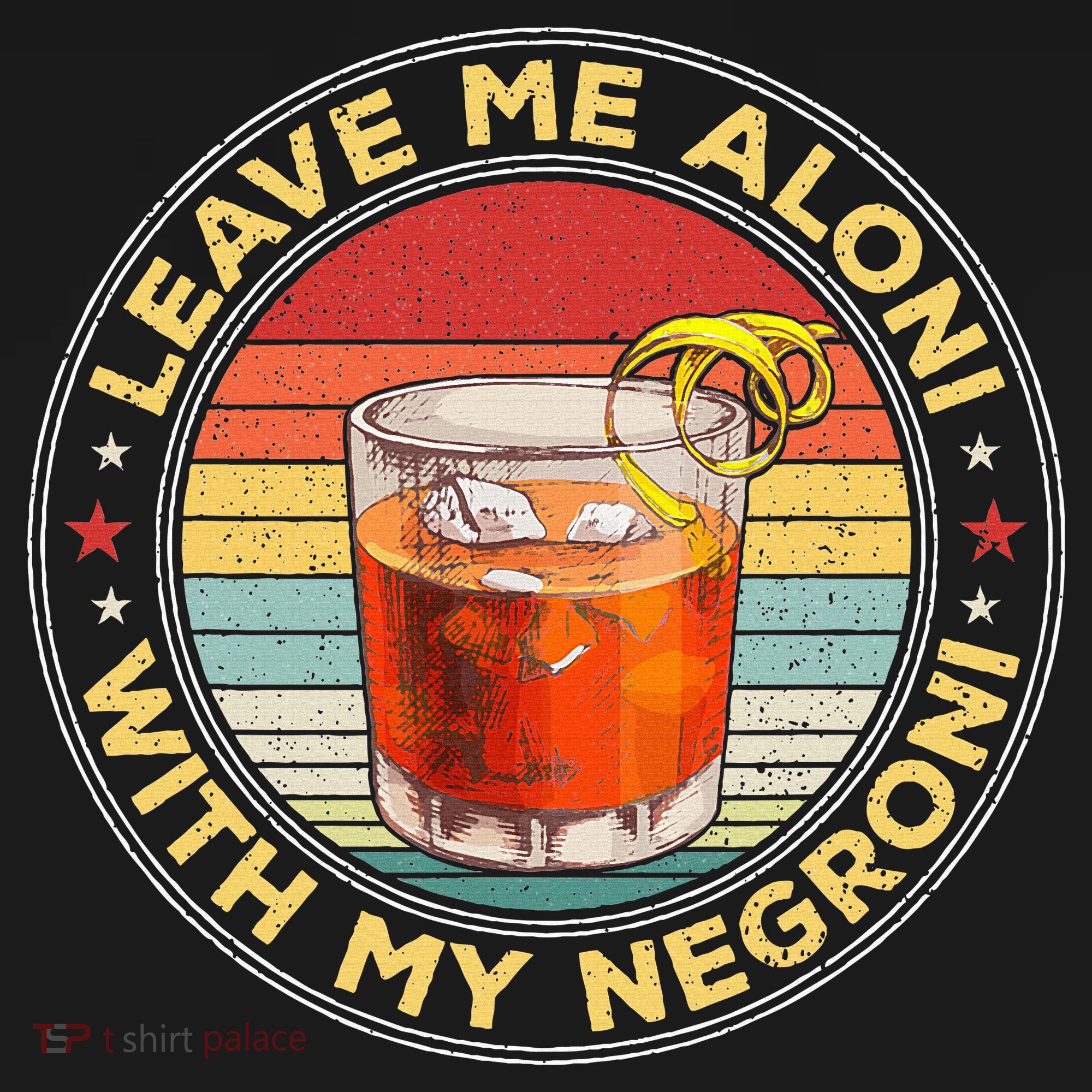 Leave Me Aloni With My Negroni Cocktail Drinker Drinking Ornament