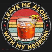 Leave Me Aloni With My Negroni Cocktail Drinker Drinking Baby Bodysuit thumb 2