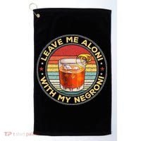 Leave Me Aloni With My Negroni Cocktail Drinker Drinking Golf Towel thumb 0