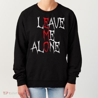 Leave Me Alone Emo Clothes Emocore Emo Music Fan Emo Women's Sweatshirt