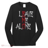 Leave Me Alone Emo Clothes Emocore Emo Music Fan Emo Long Sleeve Shirt thumb 0