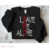 Leave Me Alone Emo Clothes Emocore Emo Music Fan Emo Sweatshirt thumb 2