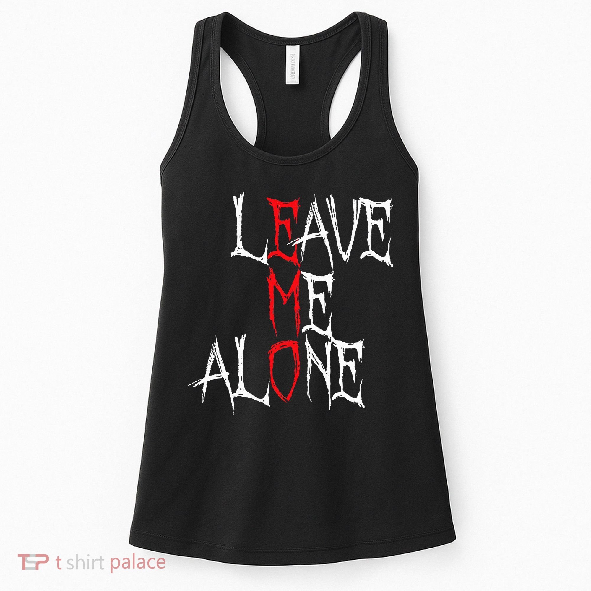 Leave Me Alone Emo Clothes Emocore Emo Music Fan Emo Women's Tank Top