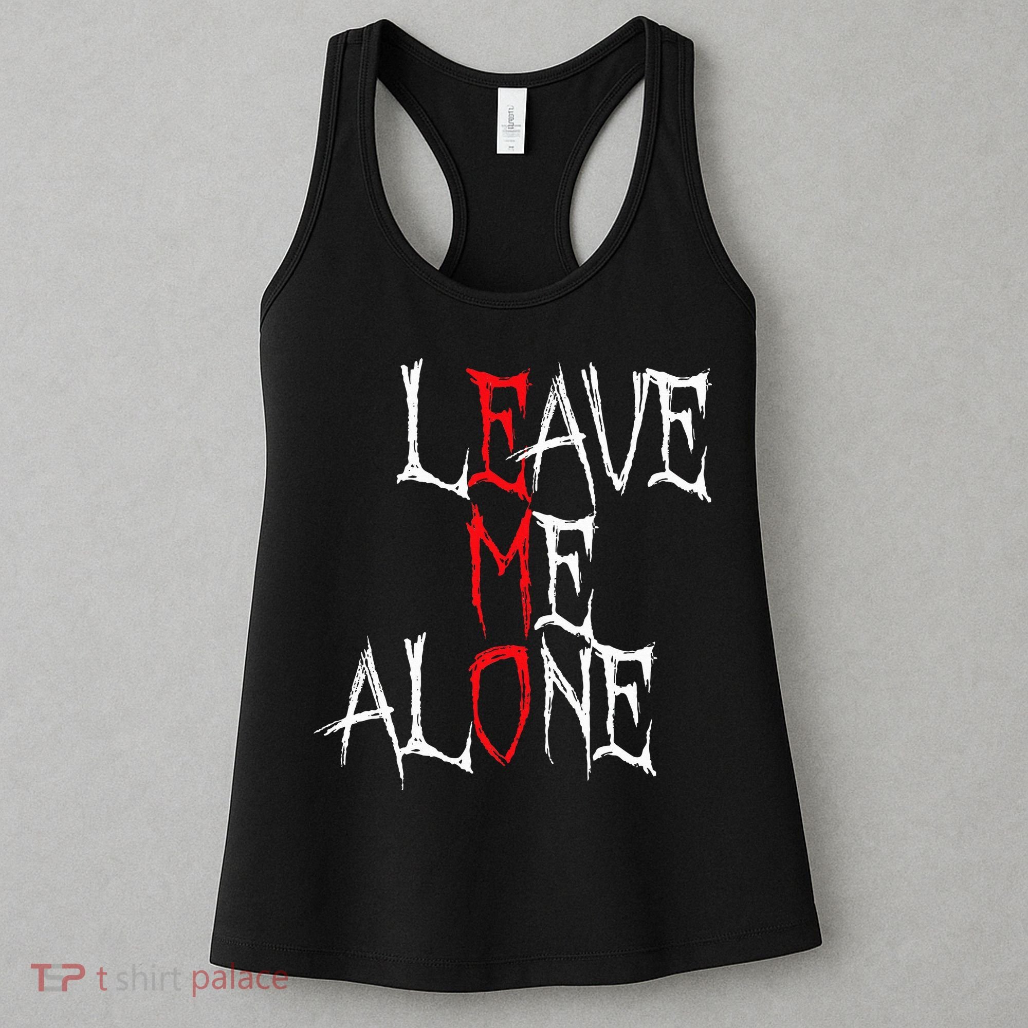 Leave Me Alone Emo Clothes Emocore Emo Music Fan Emo Women's Tank Top