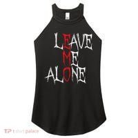 Leave Me Alone Emo Clothes Emocore Emo Music Fan Emo Women's Perfect Tri Rocker Tank thumb 0