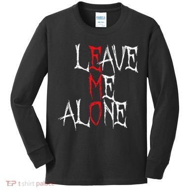 Leave Me Alone Emo Clothes Emocore Emo Music Fan Emo Kids Long Sleeve Shirt