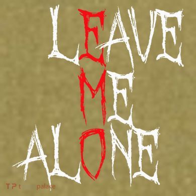 Leave Me Alone Emo Clothes Emocore Emo Music Fan Emo Garment-Dyed Women's Muscle Tee