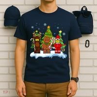 Lego Man Around The Christmas Kids Toddler Family Matching T-Shirt thumb 6