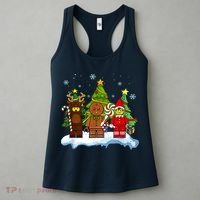Lego Man Around The Christmas Kids Toddler Family Matching Women's Tank Top thumb 3
