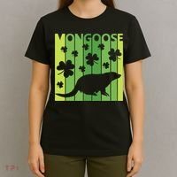 Lucky Mongoose Animal St Patrick's Day Irish Gift T-Shirt thumb 4