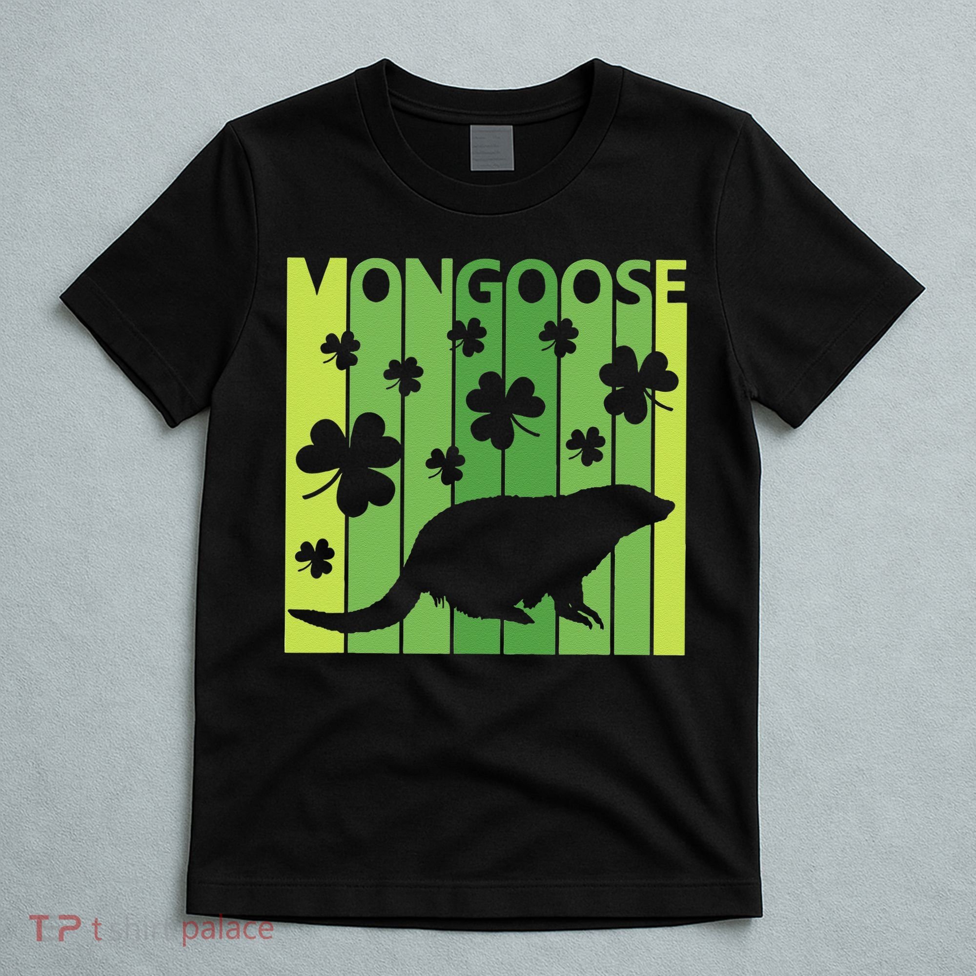Lucky Mongoose Animal St Patrick's Day Irish Gift T-Shirt