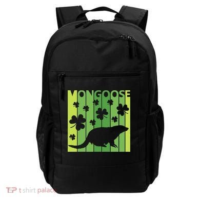 Lucky Mongoose Animal St Patrick's Day Irish Gift Backpack