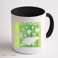 Lucky Mongoose Animal St Patrick's Day Irish Gift Coffee Mug thumb 1