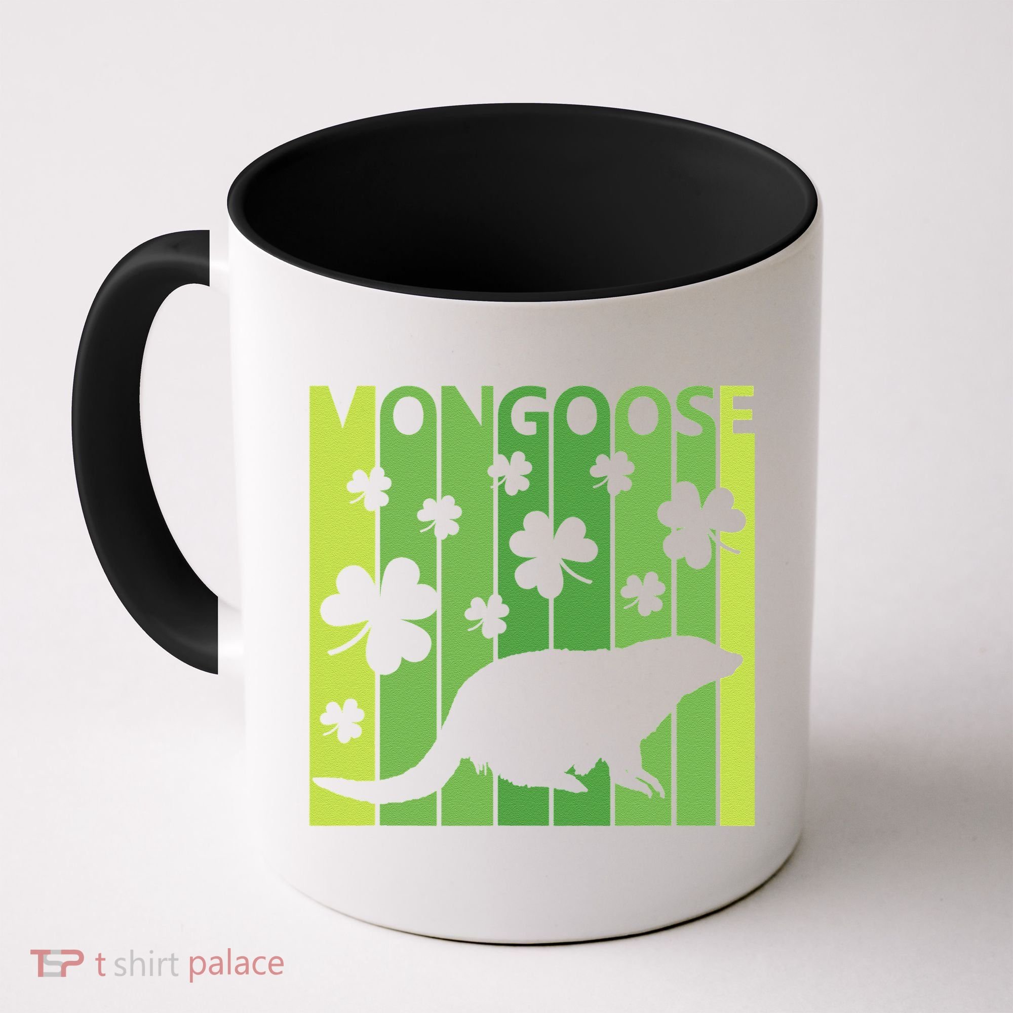 Lucky Mongoose Animal St Patrick's Day Irish Gift Coffee Mug