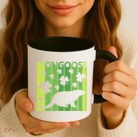 Lucky Mongoose Animal St Patrick's Day Irish Gift Coffee Mug thumb 3