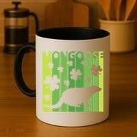 Lucky Mongoose Animal St Patrick's Day Irish Gift Coffee Mug thumb 4