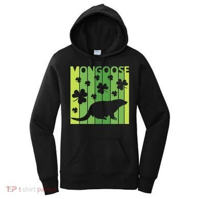 Lucky Mongoose Animal St Patrick's Day Irish Gift Women's Hoodie