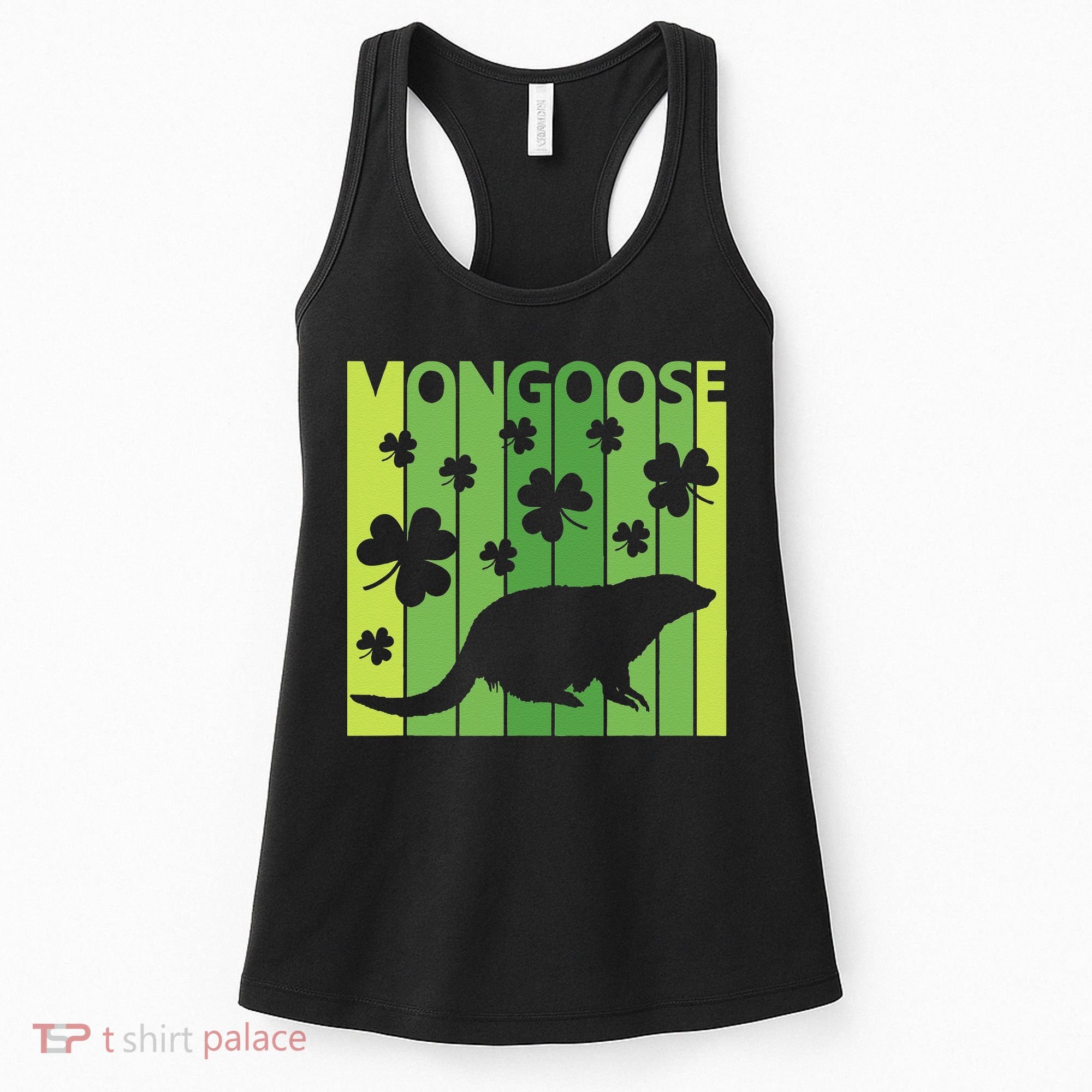 Lucky Mongoose Animal St Patrick's Day Irish Gift Women's Tank Top