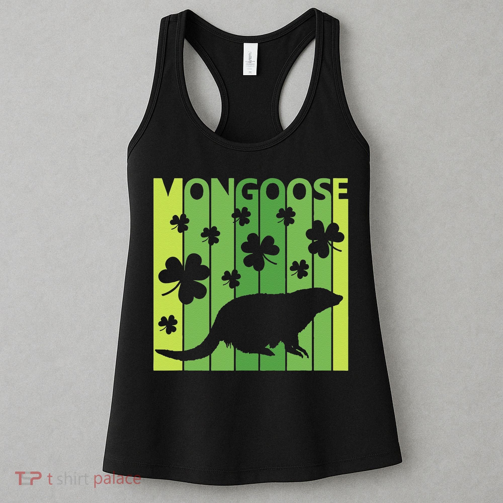 Lucky Mongoose Animal St Patrick's Day Irish Gift Women's Tank Top