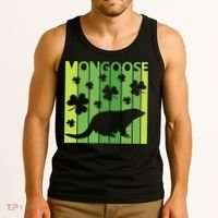Lucky Mongoose Animal St Patrick's Day Irish Gift Tank Top thumb 3
