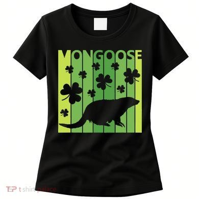 Lucky Mongoose Animal St Patrick's Day Irish Gift Women's T-Shirt