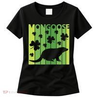 Lucky Mongoose Animal St Patrick's Day Irish Gift Women's T-Shirt thumb 0