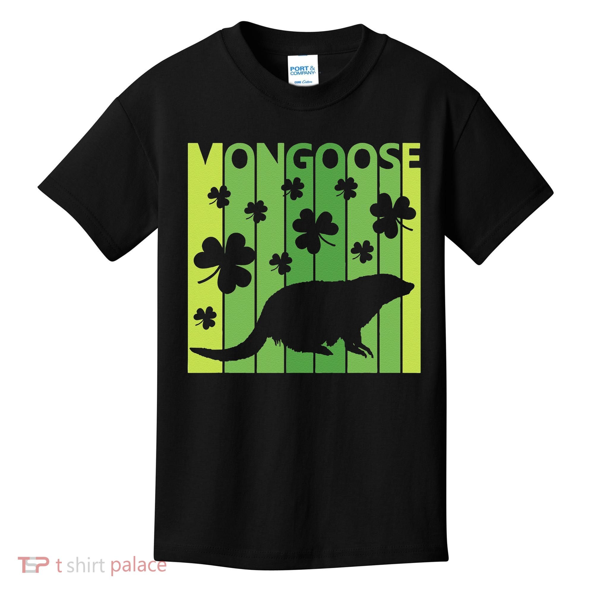 Lucky Mongoose Animal St Patrick's Day Irish Gift Kids T-Shirt