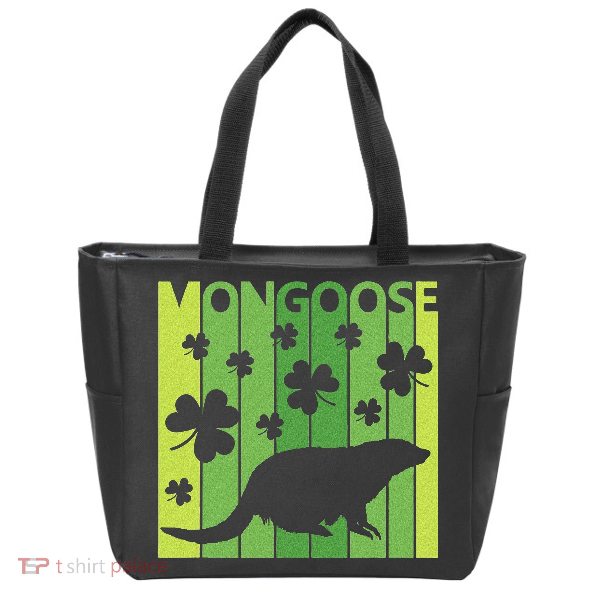 Lucky Mongoose Animal St Patrick's Day Irish Gift Tote Bag