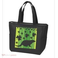 Lucky Mongoose Animal St Patrick's Day Irish Gift Tote Bag thumb 3
