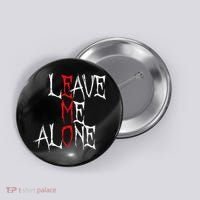 Leave Me Alone Emo Clothes Emocore Emo Music Fan Emo Button thumb 0