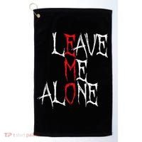 Leave Me Alone Emo Clothes Emocore Emo Music Fan Emo Golf Towel thumb 0