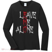 Leave Me Alone Emo Clothes Emocore Emo Music Fan Emo Women's Long Sleeve Shirt thumb 0