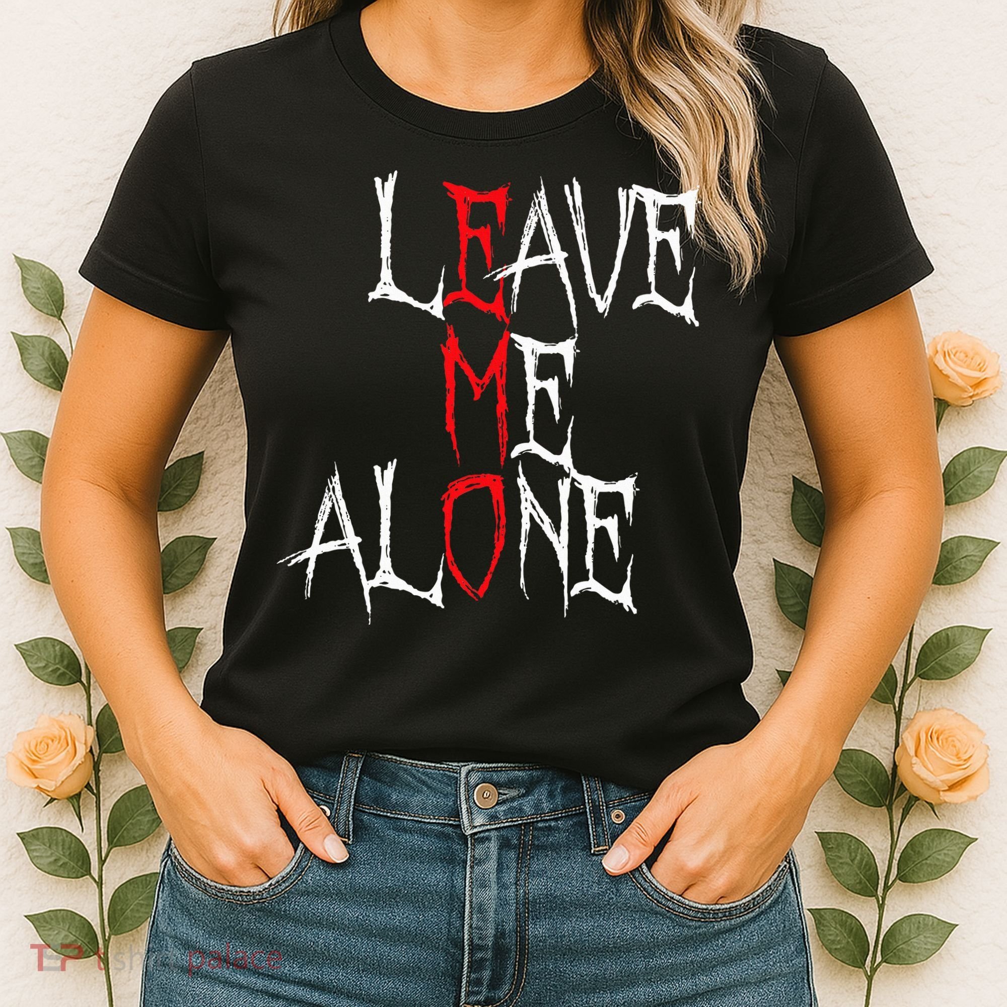 Leave Me Alone Emo Clothes Emocore Emo Music Fan Emo Women's T-Shirt