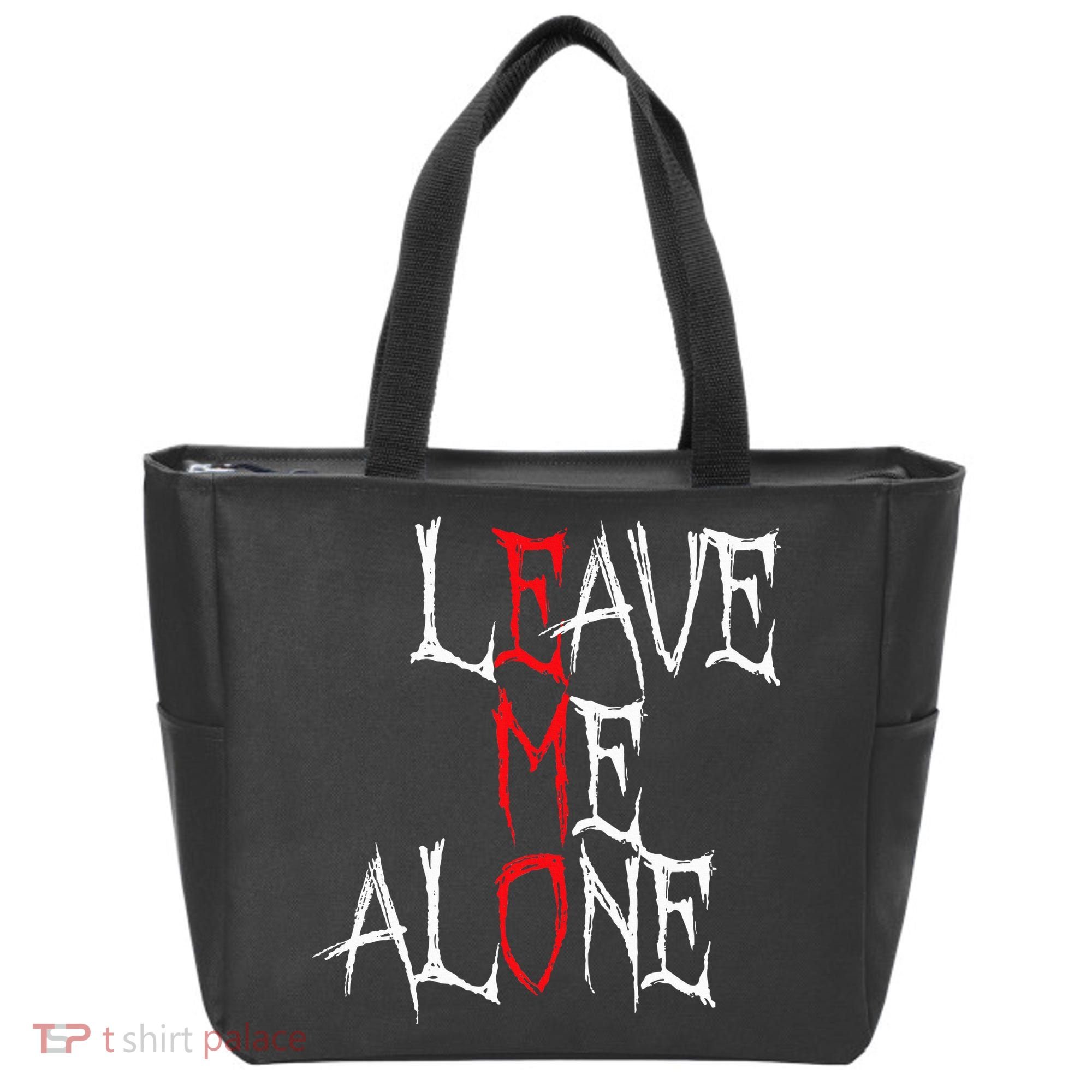 Leave Me Alone Emo Clothes Emocore Emo Music Fan Emo Tote Bag