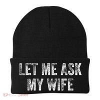 Let Me Ask My Wife Beanie thumb 0