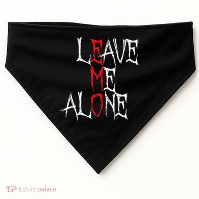Leave Me Alone Emo Clothes Emocore Emo Music Fan Emo USA-Made Doggie Bandana