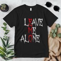 Leave Me Alone Emo Clothes Emocore Emo Music Fan Emo Premium T-Shirt thumb 2