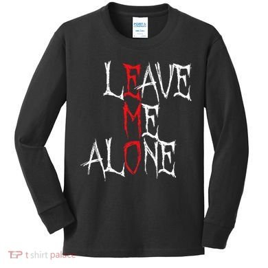 Leave Me Alone Emo Clothes Emocore Emo Music Fan Emo Kids Long Sleeve Shirt