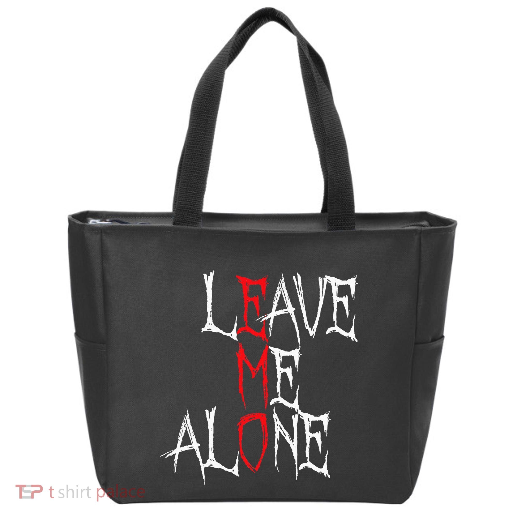 Leave Me Alone Emo Clothes Emocore Emo Music Fan Emo Tote Bag